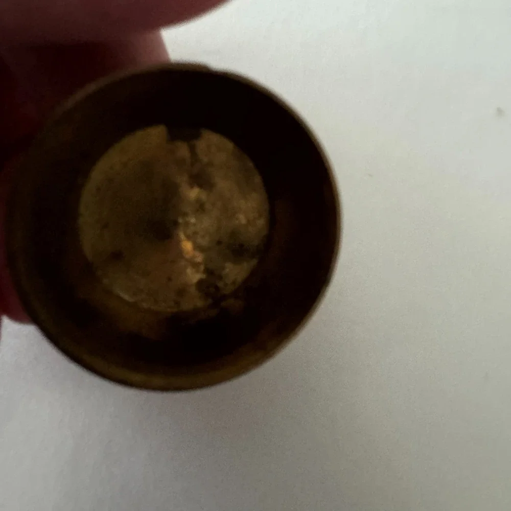 Miniature Brass Bowl Footed‎ 1&1/8